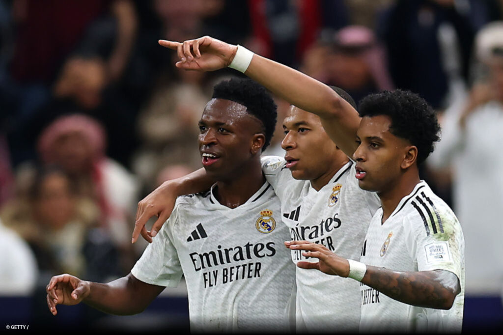 Mbappé brilha e Real Madrid vence de virada com ajuda de Vini Jr e Rodrygo Mbappé brilha e Real Madrid vence de virada com ajuda de Vini Jr e Rodrygo